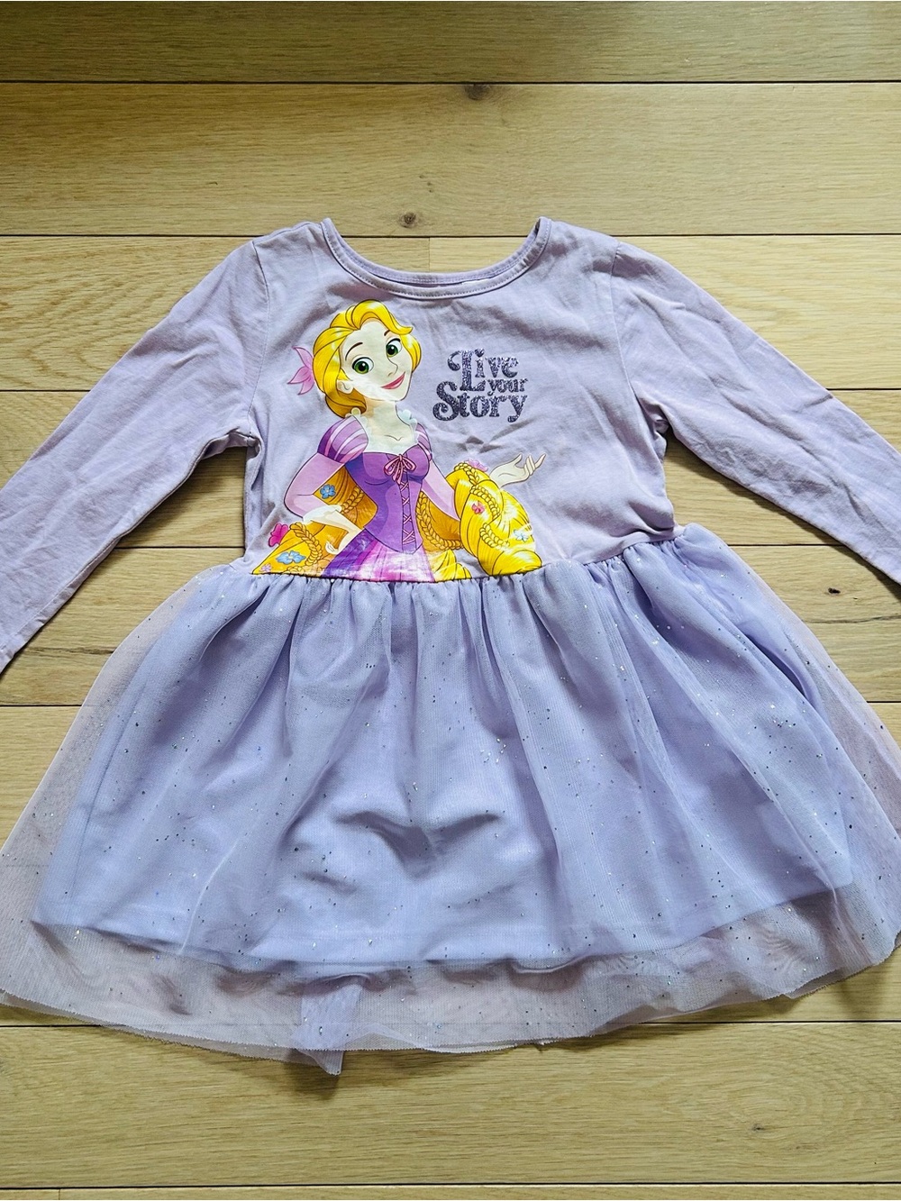 H&M Rapunzel Purple Tulle Dress - size 3/4 T